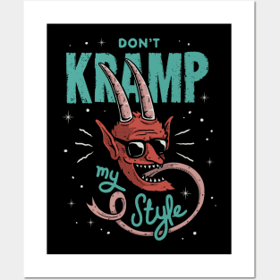 Krampus "Don't Kramp My Style" Posters and Art